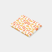 Citrus Holey Ovals Post-it Klebezettel (angewinkelt)