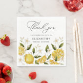 Citrus Hübsch Lemon Brautparty Serviette (Beispiel)