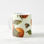 Citrus & Hummeln: Vintag nahtlos Kaffeetasse (Vorderseite Links)