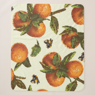 Citrus & Hummeln: Vintag nahtlos Sherpadecke