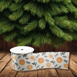 Citrus Hygge Weihnachten Satinband