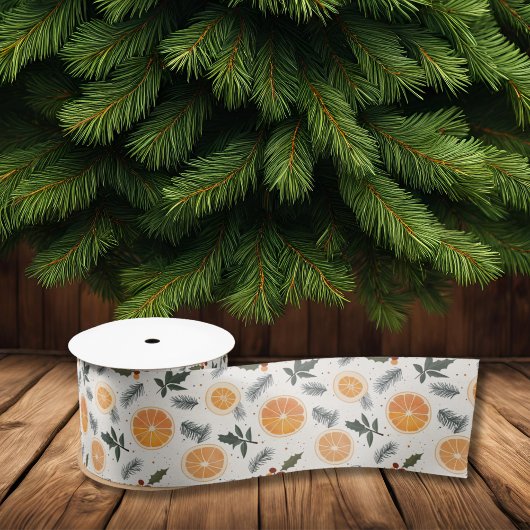 Citrus Hygge Weihnachten Satinband