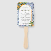 Citrus Italienischer Fliesenanhänger Fächer (Vorderseite)