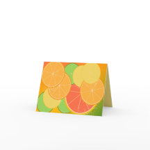 Citrus Joy Note card (innen leer)