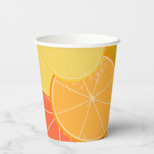 Citrus Joy Paper Cups Pappbecher (Rückseite)