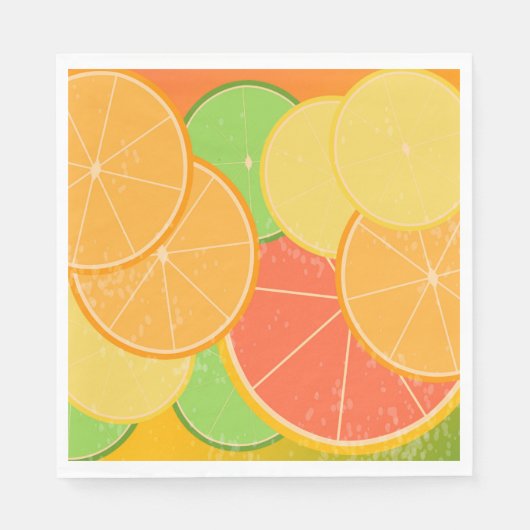 Citrus Joy Paper Napkins Serviette (Vorderseite)