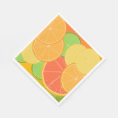 Citrus Joy Paper Napkins Serviette (Ecke)