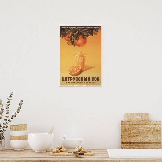 Citrus Juice Poster (Küche)