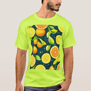 Citrus Kaleidoskop: Eine lebendige Medley T-Shirt