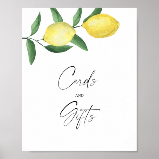 Citrus - Karten und Geschenke Poster (Vorne)