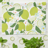 Citrus Kitchen Teetuch - Rezept Design Geschirrtuch (Gefaltet)