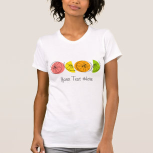 Citrus Ladys' 'Text' T - Shirt