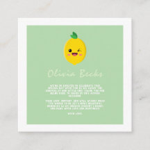 Citrus Lemon Baby Shower