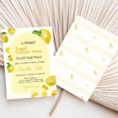 Citrus Lemon Baby Shower Einladung