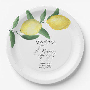 Citrus Lemon - Baby Shower von Mamas Liebling Pappteller