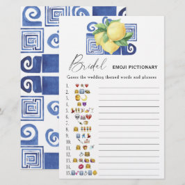 Citrus lemon - Brautparty emoji pickgame