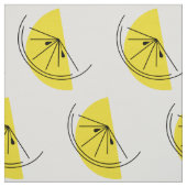 Citrus Lemon Großdruckgewebe Stoff (Muster)