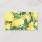 Citrus Lemon - Ideenaustausch Datum jar Begleitkarte (Rückseite)