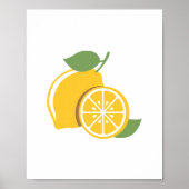 Citrus Lemon Kinderzimmer Decor Poster (Vorne)