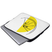 Citrus Lemon Laptop-Ärmel Laptopschutzhülle (Vorne Knopf)