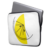 Citrus Lemon Laptop-Ärmel Laptopschutzhülle (Vorderseite Links)