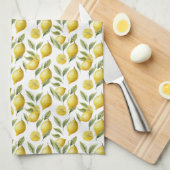 Citrus Lemon Limon Geschirrtuch (Viertel Falte)