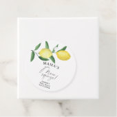 Citrus Lemon - Mama's wichtigste Babydusche Geschenkanhänger (Beispiel)