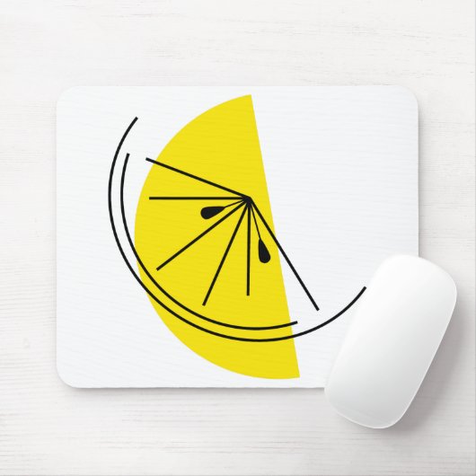 Citrus Lemon Mauspad (Mit Mouse)