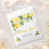 Citrus Lemon Mediterrane Babydusche Geschenktütchen (Ausgeschnitten)