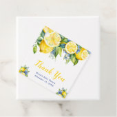 Citrus Lemon Mediterranean Baby Showe Geschenkanhänger (Beispiel)