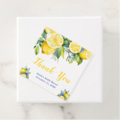 Citrus Lemon Mediterranes Brautparty Geschenkanhänger (Beispiel)