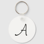 Citrus Lemon Monogram Schlüsselanhänger Aluminium  (Rückseite)