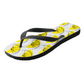 Citrus Lemon Multi Flip Flops Badesandalen (Schrägansicht)