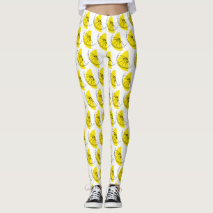 Citrus Lemon Multi Leggings