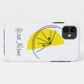 Citrus Lemon "Name" iPhone Fall Case-Mate iPhone Hülle (Rückseite (Horizontal))