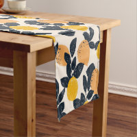 Citrus Lemon Orange Abstrakt Moderne Muster