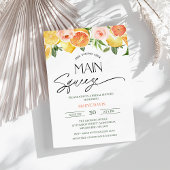 Citrus Lemon Orange Brautparty Einladung