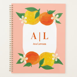 Citrus Lemon Orange Planner Planer