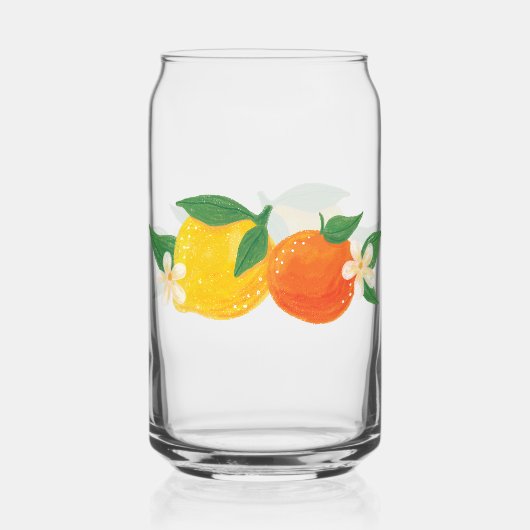 Citrus Lemon Orange Tea Coffee Glass Can Dosenglas (Vorderseite)