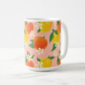 Citrus Lemon Orange Tea Coffee Mug Kaffeetasse (VorderseiteRechts)