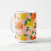 Citrus Lemon Orange Tea Coffee Mug Kaffeetasse (Vorderseite Links)