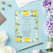 Citrus Lemon Orchard Bridal Shower Acryleinladungen (In Situ (Hochzeit))