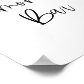 Citrus Lemon Party Lemonade Bar Sign Poster (Ecke)