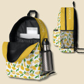 Citrus Lemon pattern Bedruckter Rucksack