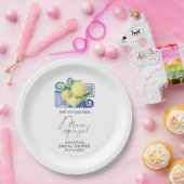 Citrus Lemon - Sie fand ihren Hauptpresse Pappteller (Party)