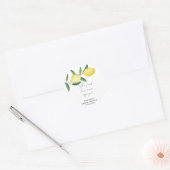 Citrus Lemon - Sie fand ihren Hauptpresse Runder Aufkleber (Umschlag)