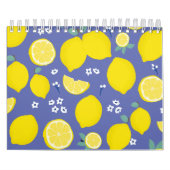 Citrus Lemon Slices Lila Pattern 2026 Kalender (Titelbild)