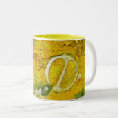 Citrus - Lemon-Tasse Zweifarbige Tasse (VorderseiteRechts)
