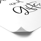 Citrus Lemon Themenkarten und Geschenke Unterschri Poster (Ecke)