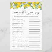 Citrus Lemon Was hat der Gräuel gesagt? (Vorderseite)